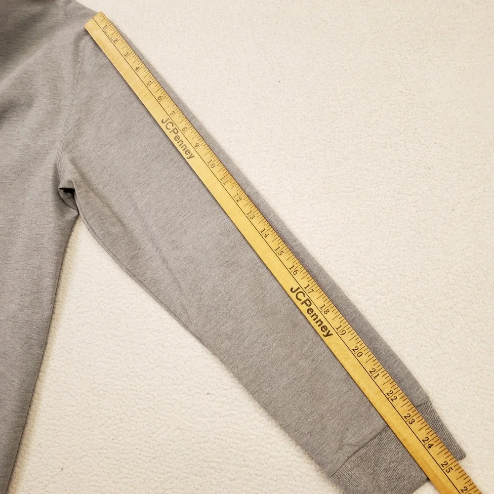 BYLT Elite Fairway Pullover Mens Large Gray Quarter Snap Stretch Golf Sweater